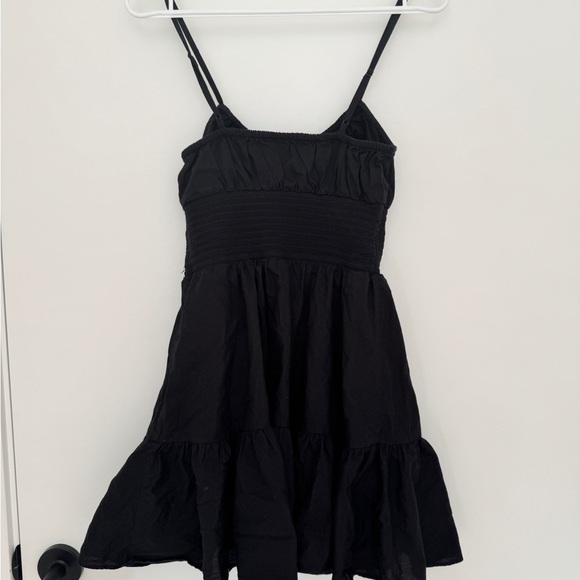 Aritzia Poplin Black Mini Dress - Picture 3 of 3